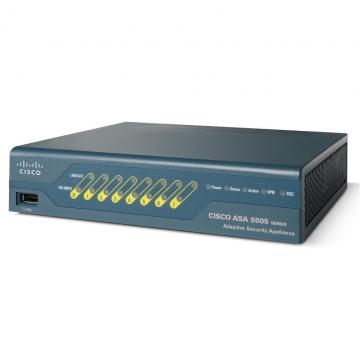 CISCO ASA5505-BUN-K9 Appliance with SW, 10 Users, 8 ports, 3DES/AES