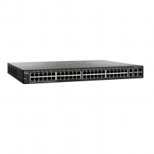 Cisco SF300-48PP 48-port 10/100 PoE Managed Switch w/Gig Uplinks