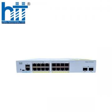 Switch Cisco C1200-16P-2G 16-Ports GE PoE+ 120W, 2 GE SFP Uplink
