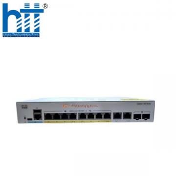 Switch Cisco C1300-8P-E-2G 8-Ports GE PoE+ 60W, 2 Combo Uplink
