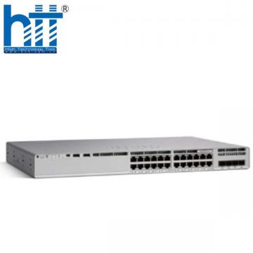 Switch Cisco C9200L-24T-4G-E with 24 Port Data, 4x1G uplink, Network Essentials 