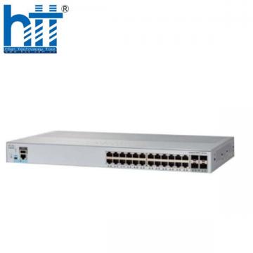 WS-C2960L-24TS-AP Cisco Catalyst 2960L 24 Ports GigE, 4 x 1G SFP, Lan Lite