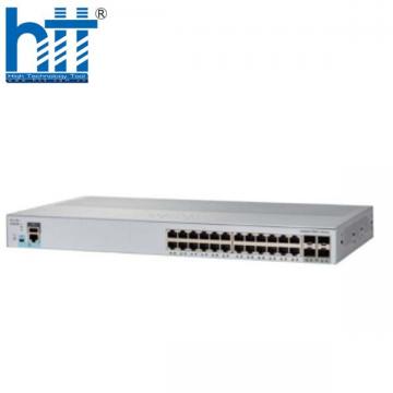 WS-C2960L-24PS-LL Cisco Catalyst 2960L 24 Ports GigE PoE+, 4x1G SFP, LAN Lite