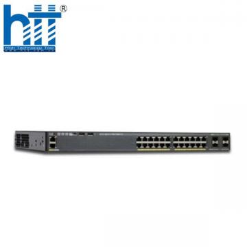 WS-C2960X-24TS-L Cisco Catalyst 2960X Stackable 24 Ports GE, 4 SFP, LAN Base