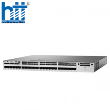 WS-C3850-24S-S Cisco Catalyst 3850 Stackable 24 SFP Ports, IP Base