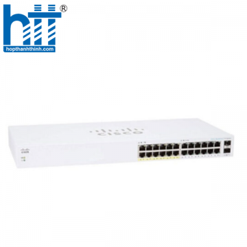 CBS110-24PP-EU Switch Cisco 24 Cổng (12 Port PoE), 2 GE Combo Uplink