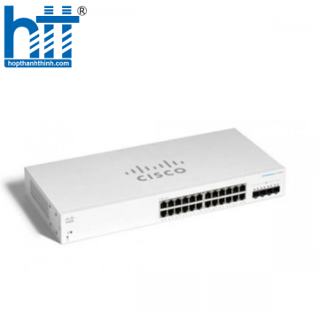 CBS220-24T-4X-EU Switch Cisco 24 Ports 1GE, 4 Ports 10G SFP+ Uplink