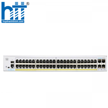 CBS250-48PP-4G-EU Cisco 48 10/100/1000 PoE+ ports 195W, 4 Gigabit SFP