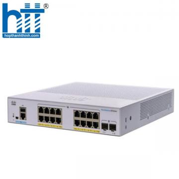 CBS350-16P-E-2G-EU Cisco Business 350 Series 16x10/100/1000 PoE+ ports, external power.