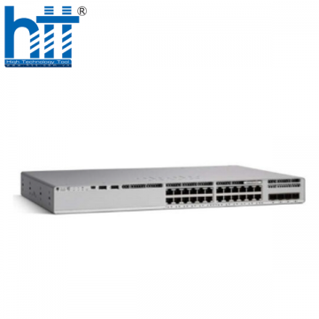 C9200L-24P-4G-E Cisco Catalyst 9200L 24 Port PoE+ 370W, 4x1G uplink, Network Essentials