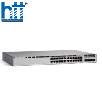 C9200L-24P-4X-A Switch Cisco Catalyst 9200L 24 Port PoE+, 4x10G uplink, Network Advantage