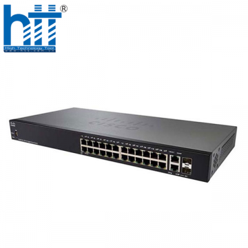 Switch Cisco SG250-26HP 24 Ports PoE+ 100W 2 SFP Uplink