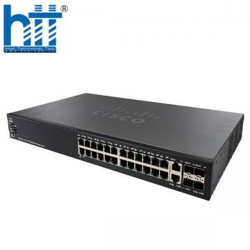 Switch Cisco SF550X-24P-K9-EU 24 10/100 Ports PoE+ 195W 4x10G Uplink