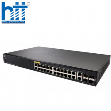 Switch Cisco SF350-24MP 24 FE Ports PoE+ 375W 4x1GE Uplink