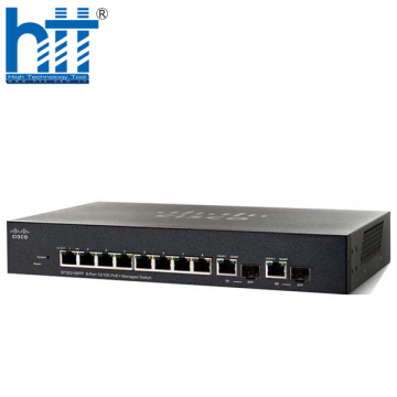 SF352-08P Switch Cisco 8 FE Ports 62W 2GE Copper/SFP Combo