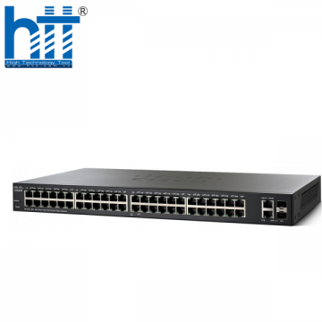Switch Cisco SF220-48P-K9-EU 48 Ports PoE 375W 2x1GE RJ45/SFP Uplink