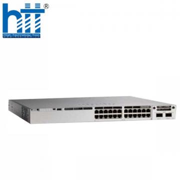 C9300-24P-A Switch Cisco 24 Ports PoE+ 445W Network Advantage
