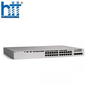 C9300L-24P-4X-E Cisco C9300L 24 Ports PoE+, 4X10G uplinks, Network Essentials