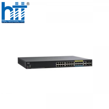 SG350X-24PV-K9-EU Cisco Switch 24 port PoE+, 4x 10G ports.