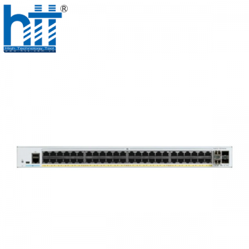 C1000-48PP-4G-L Cisco Catalyst 1000 with 48 Ports (12 Ports PoE+), 4 SFP Uplink