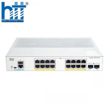 C1000-16P-E-2G-L | Switch Cisco witch 16x GE RJ45 PoE+, 2x SFP